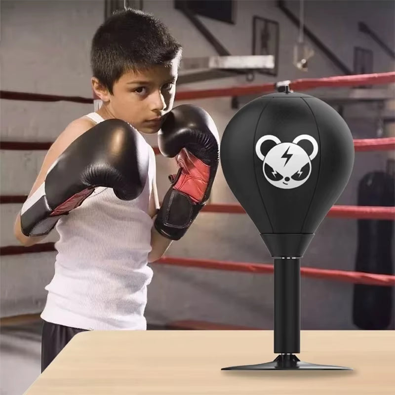 Punchpro Mini™ – Desktop Boxing Speed Ball for Stress Relief & Fun Anywhere