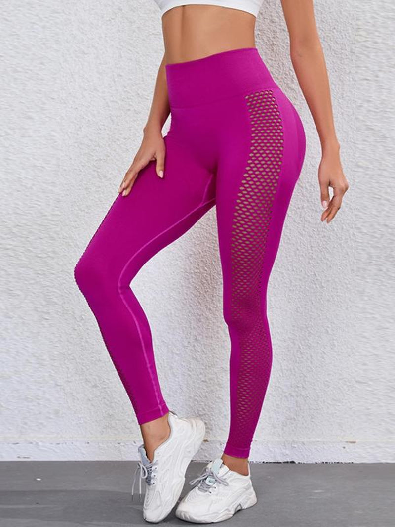 High Waist Hollow Out Fitness Leggings